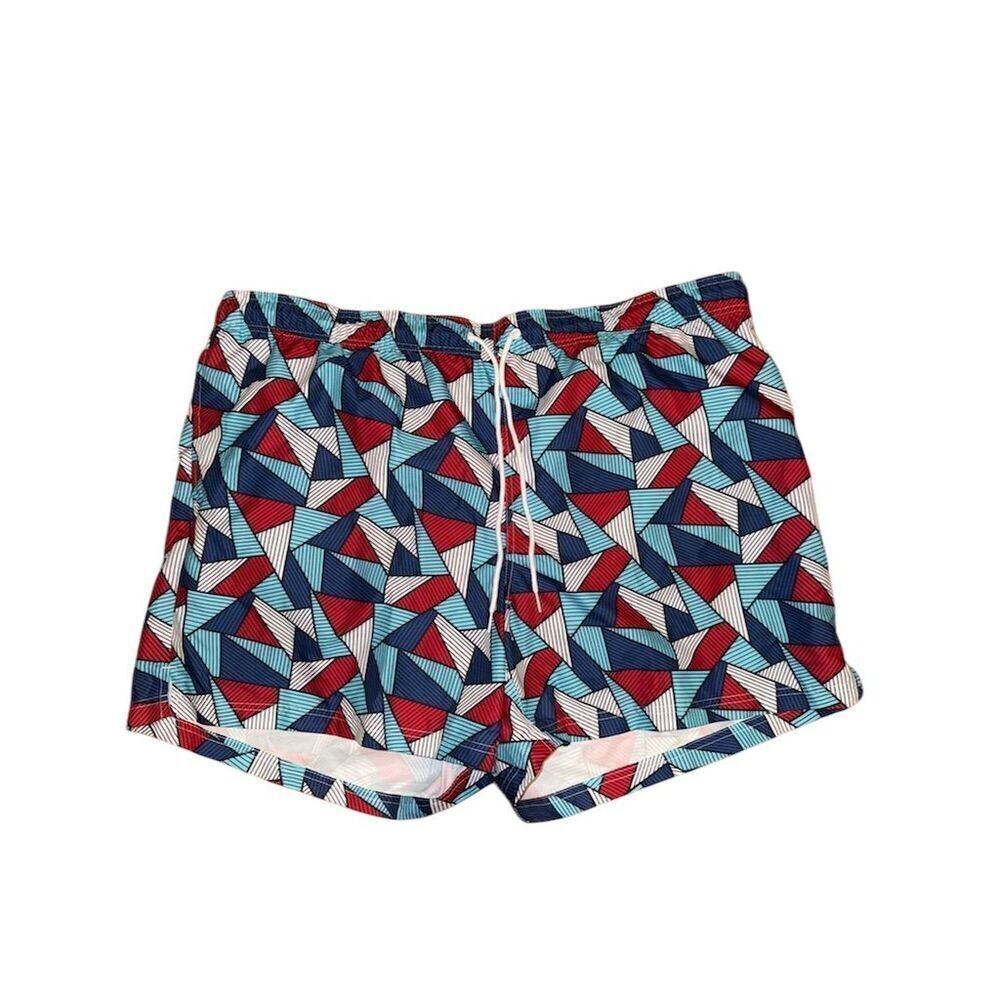 George Men's Swim Shorts 3XL Multicolor Geometric